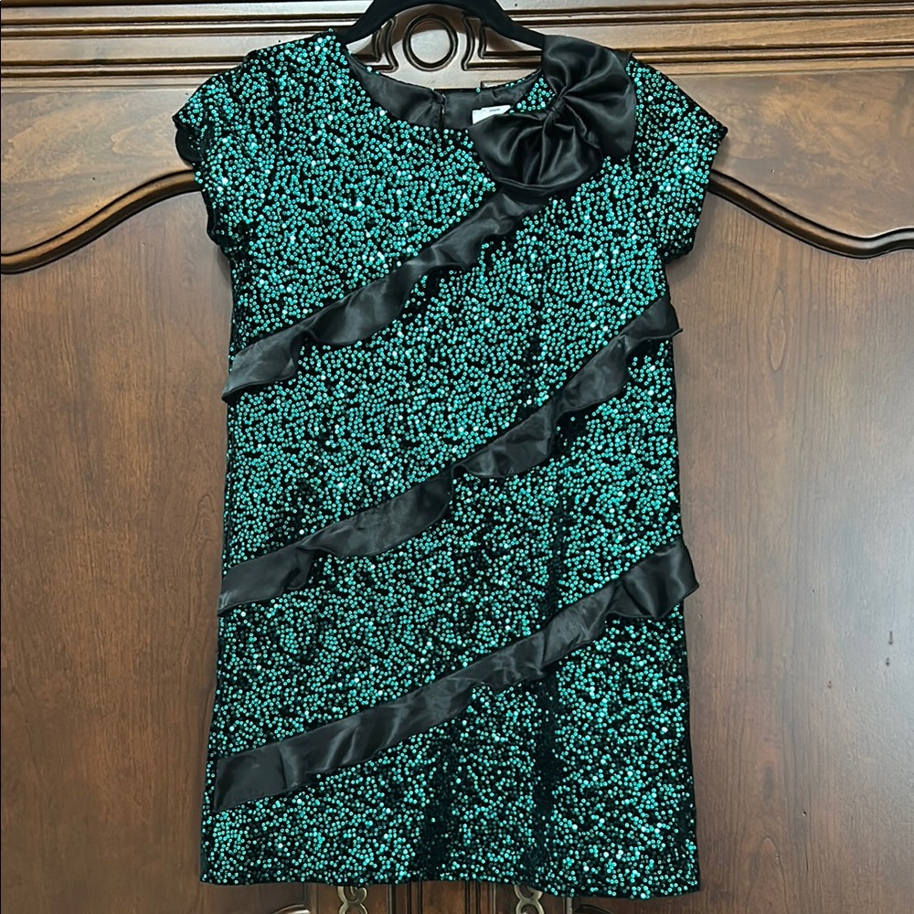 Girls Sequin Party Dress